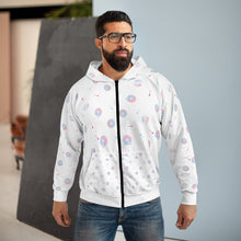 Load image into Gallery viewer, Neon Vinyl Unisex Zip Hoodie